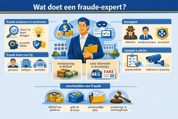 Alles over het beroep fraude-expert Wat doet een fraude-expert